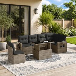 Comfort and Value in a 7 Piece Garden Sofa Set