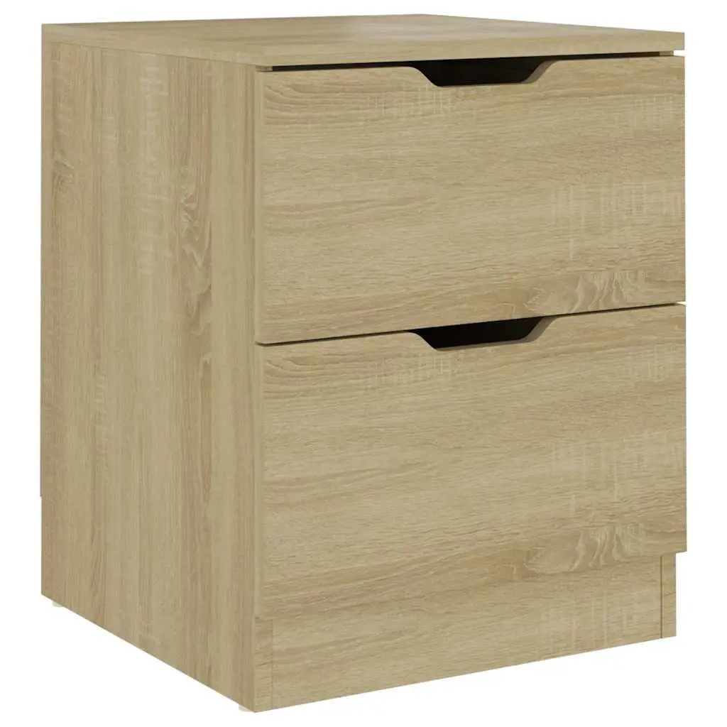 Bedside Cabinet Storage Organiser 40x40x50 cm Brown