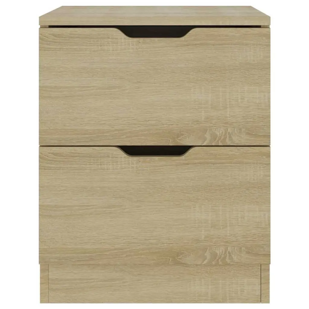 Bedside Cabinet Storage Organiser 40x40x50 cm Brown