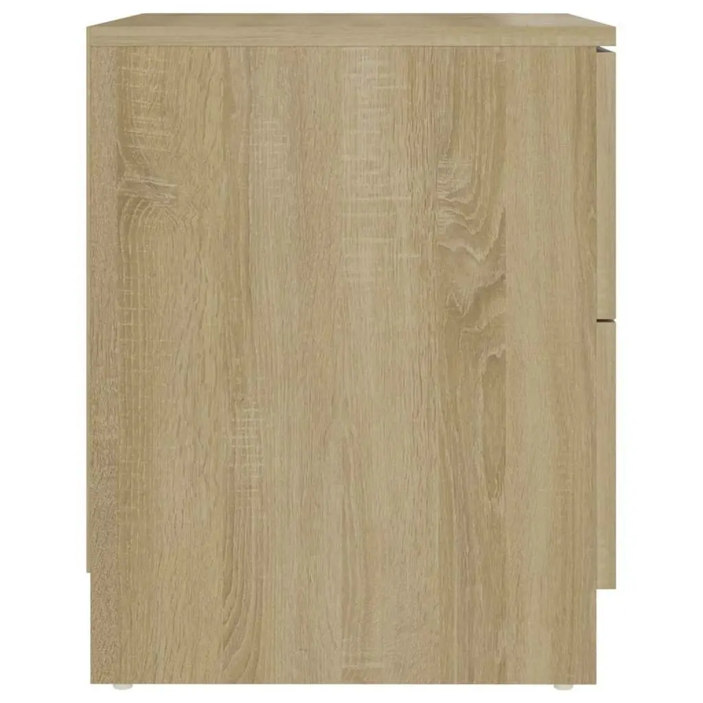 Bedside Cabinet Storage Organiser 40x40x50 cm Brown