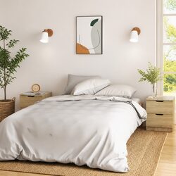 Reliable Brown Bedside Cabinets - 2 pcs for Value