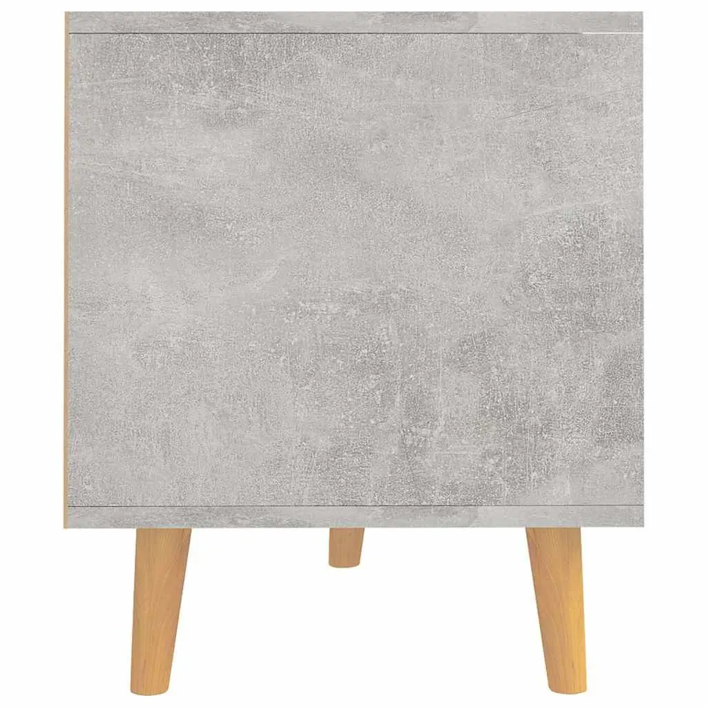 TV Cabinet Concrete Grey Storage Unit Living Room Media Stand Engineered Wood