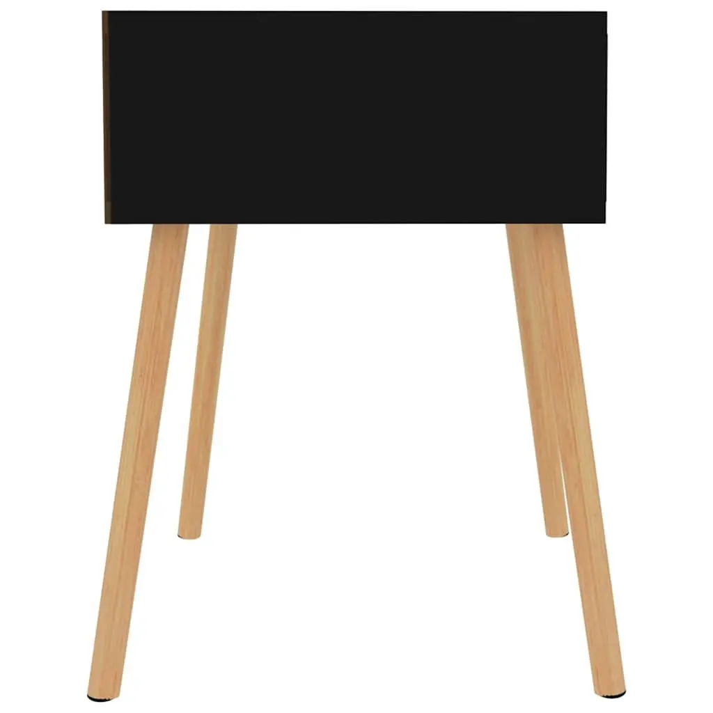 Bedside Cabinets 2 pcs Black 40x40x56 cm Storage Side Table Nightstand