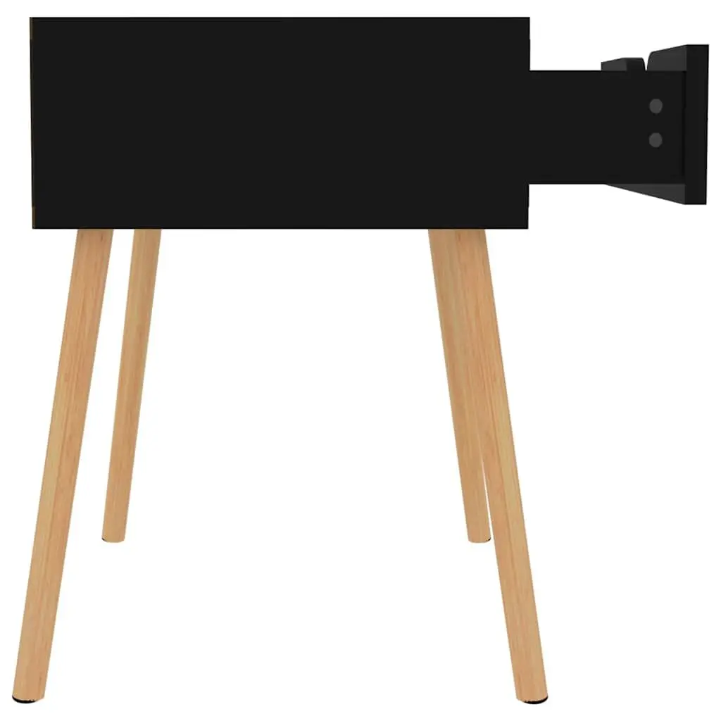 Bedside Cabinets 2 pcs Black 40x40x56 cm Storage Side Table Nightstand