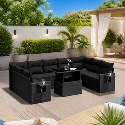 Comfortable and Versatile 10 Piece Garden Sofa Set