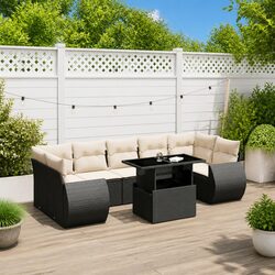 Value-Driven 8-Piece Garden Sofa Set with Cushions
