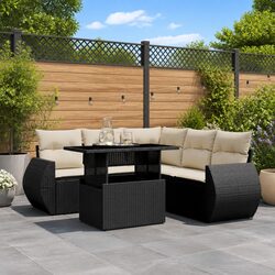 Comfortable and Functional 6-Piece Garden Sofa Set