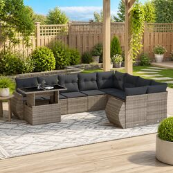Reliable 10 Piece Garden Sofa Set with Easy Maintenance