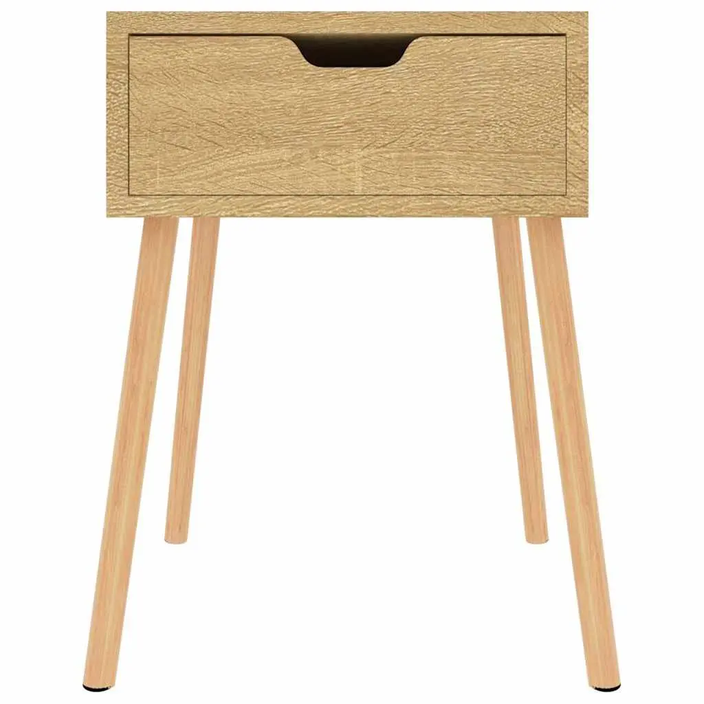 Bedside Cabinets 2 pcs Brown 40x40x56 cm Engineered Wood Side Tables