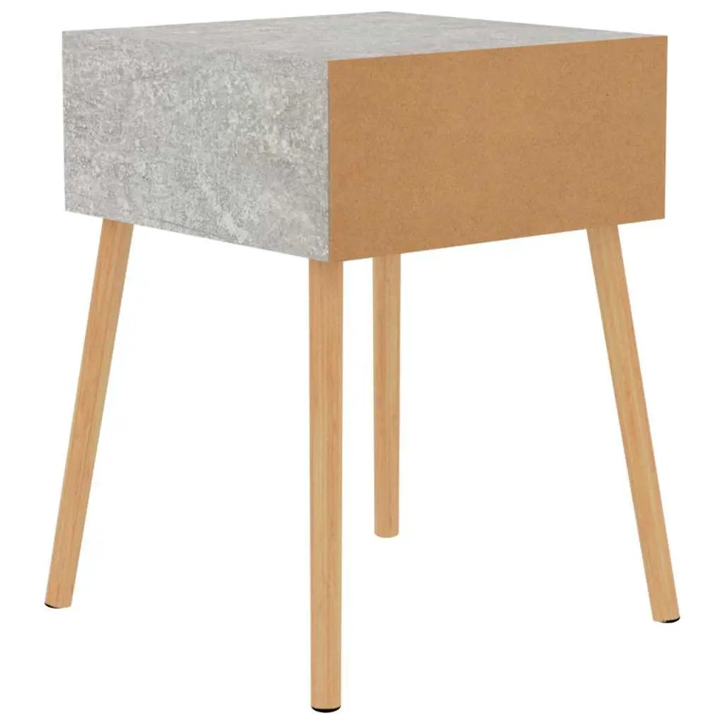 Bedside Cabinets 2 pcs Grey 40x40x56 cm Engineered Wood Nightstand