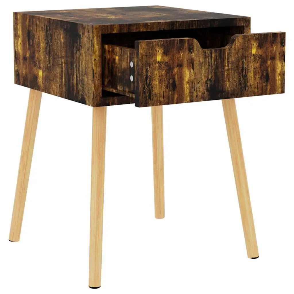 Bedside Cabinet Storage Drawer 40x40x56 cm Brown