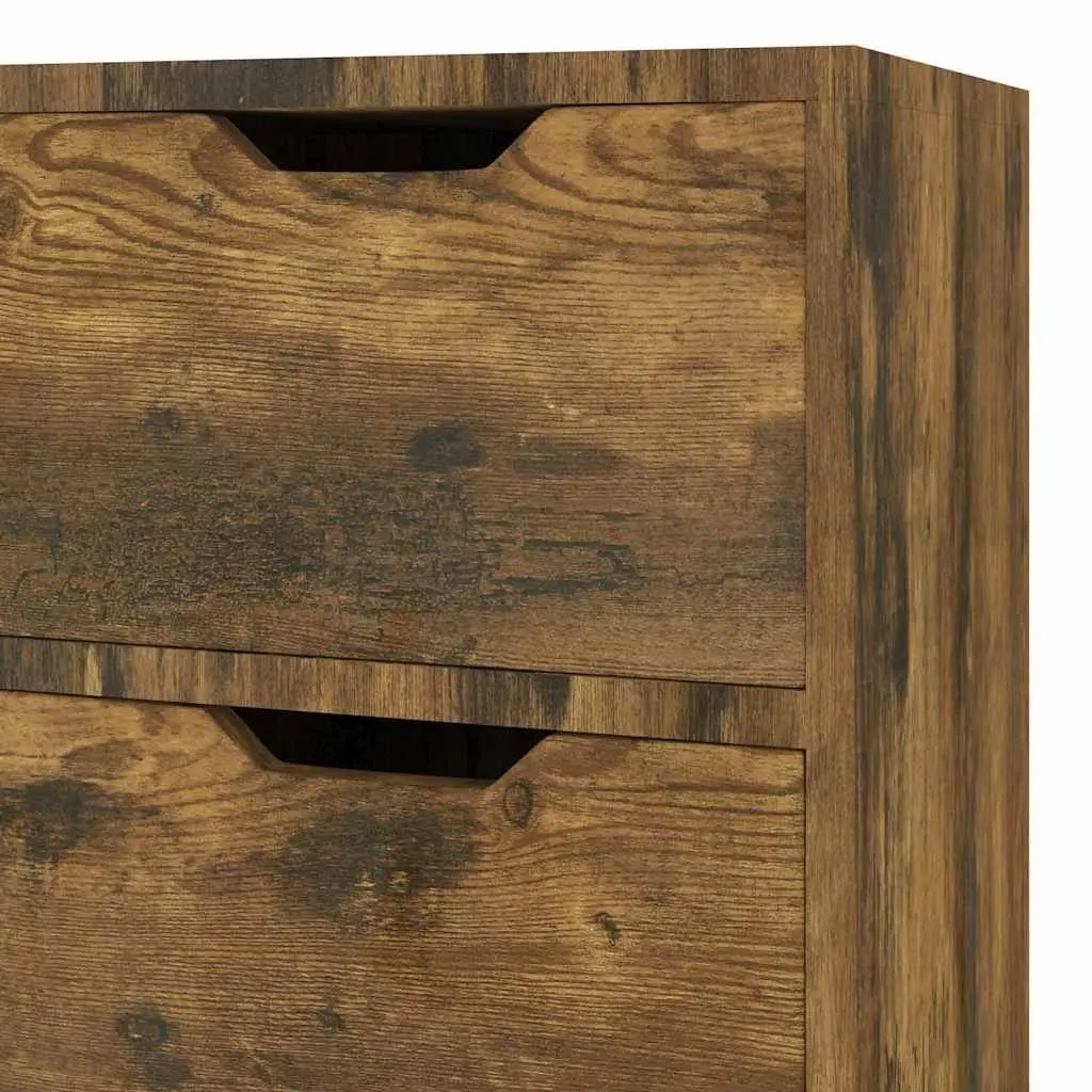 Sideboard Storage Cabinet Engineered Wood Brown Living Room Buffet Cupboard