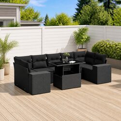 Comfortable and Practical 8 Piece Garden Sofa Set