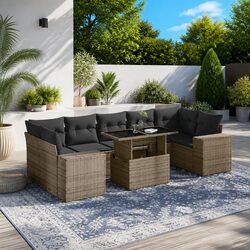 Value and Comfort in 8 Piece Garden Sofa Set