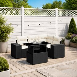 Comfort and Style Combined: 5-Piece Garden Sofa Set