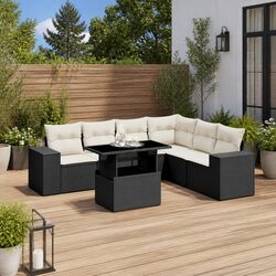 Comfortable and Stylish 7 Piece Garden Sofa Set for Outdoors