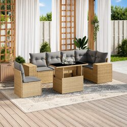 Practical 7 Piece Outdoor Sofa Set for Value Seekers
