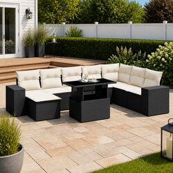 Comfort and Value in a 9 Piece Outdoor Garden Sofa Set