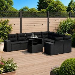Comfortable and Practical 10 Piece Outdoor Furniture Set