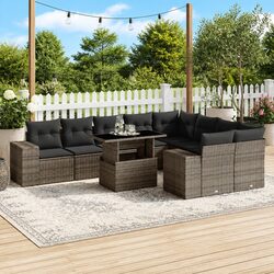 Reliable and Cozy 10-Piece Garden Sofa Set
