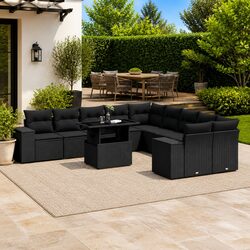 Comfortable and Reliable 11 Piece Outdoor Sofa Set