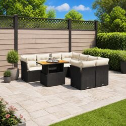 Comfortable and Versatile 9-Piece Outdoor Sofa Set