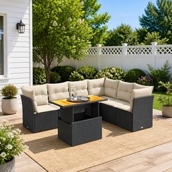 Comfortable and Durable 7 Piece Garden Sofa Set