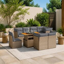 Comfortable 9 Piece Sofa Set for Your Outdoor Retreat
