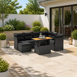Comfort and Value in This 8-Piece Outdoor Sofa Set