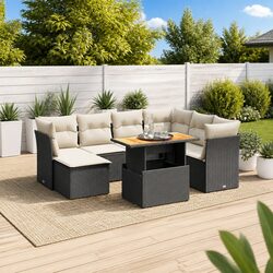8-Piece Outdoor Sofa Set - Comfortable & Practical