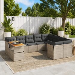 Comfort and Value with Our 10-Piece Garden Sofa Set