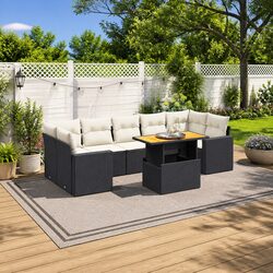 Comfortable 8-Piece Garden Sofa Set with Great Value