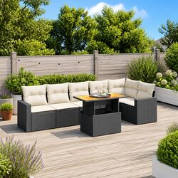 Comfort and Value in a 7 Piece Garden Sofa Set