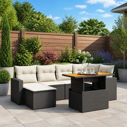 Comfortable and Affordable 7 Piece Garden Sofa Set