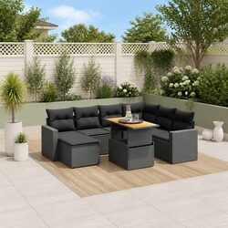 Reliable 8-Piece Garden Sofa Set with Easy Maintenance