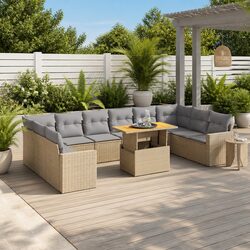 Comfortable 11-Piece Garden Sofa Set for Your Outdoors