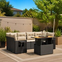 7-Piece Garden Sofa Set: Practical and Affordable