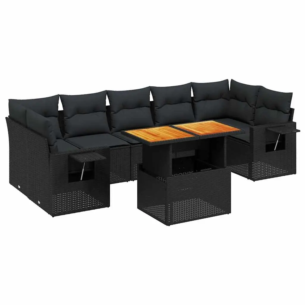 8 Piece Outdoor Sofa Set with Removable Cushions