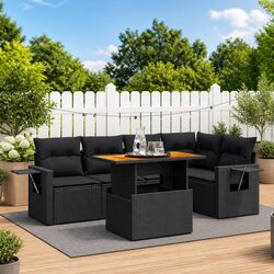 Warm and Value-Driven 6 Piece Garden Sofa Set