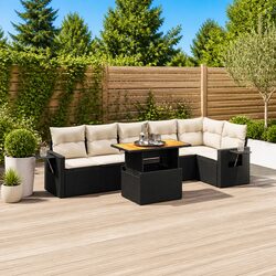 Comfortable and Practical 7 Piece Garden Sofa Set