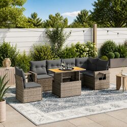 Practical 7 Piece Garden Sofa Set: Quality You Can Trust