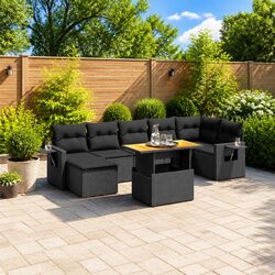 Comfortable and Practical 8 Piece Garden Sofa Set