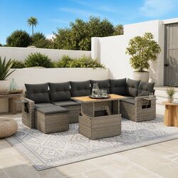 Comfortable and Practical 8 Piece Garden Sofa Set