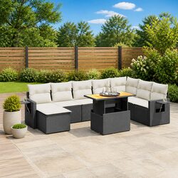 Comfortable and Value-Packed 9-Piece Garden Sofa Set