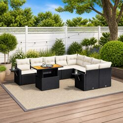 Practical 10 Piece Outdoor Furniture Set for Comfort