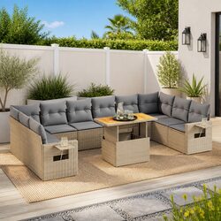 Comfortable 11-Piece Garden Sofa Set for Every Outdoor Need