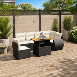 Comfortable and Value-Focused 7 Piece Garden Sofa Set