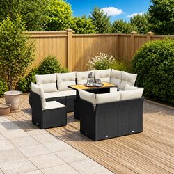 Comfortable 9 Piece Garden Sofa Set for Your Enjoyment