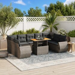 Comfortable 10-Piece Garden Sofa Set for Relaxing Outdoors