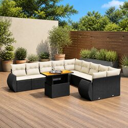 Reliable 11 Piece Garden Sofa Set with Comfort and Durability